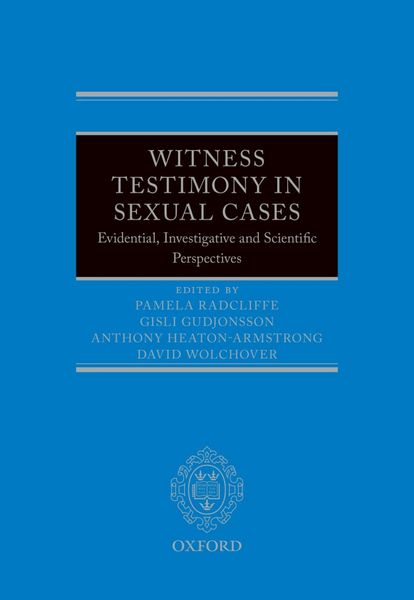 Produktbild: Witness Testimony in Sexual Cases