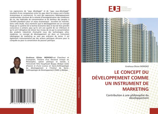 Produktbild: Le Concept Du D&eacute;veloppement Comme Un Instrument De Marketing