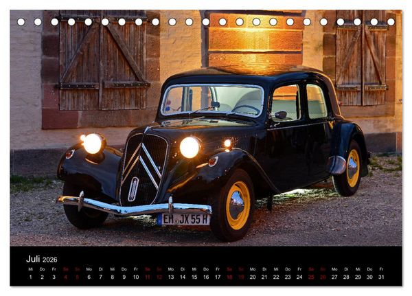Produktbild: Citro&euml;n 11CV Traction Avant (Tischkalender 2026 DIN A5 quer), CALVENDO Monatskalender