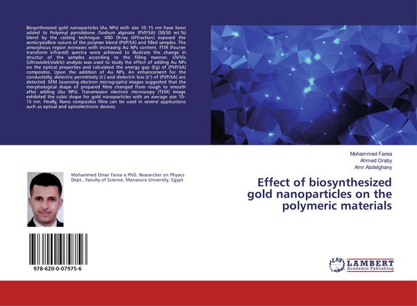 Produktbild: Effect of biosynthesized gold nanoparticles on the polymeric materials