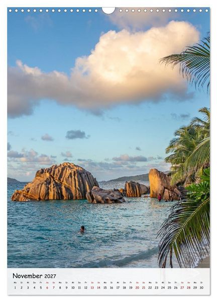 Produktbild: Seychellen -Traumhafte Landschaften (Wandkalender 2027 DIN A3 hoch), CALVENDO Monatskalender