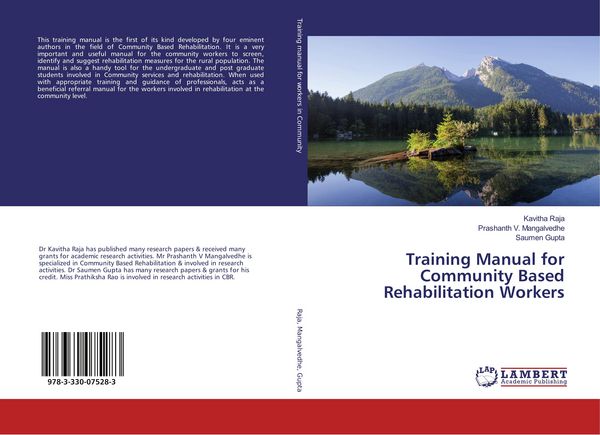 Produktbild: Training Manual for Community Based Rehabilitation Workers