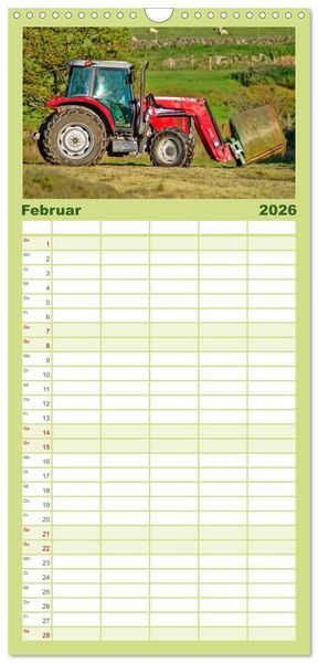 Produktbild: Familienplaner 2026 - Landwirtschaft - die Zukunft ist digital mit 5 Spalten (Wandkalender, 21 x 45 cm) CALVENDO
