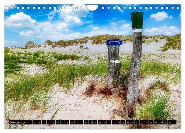 Produktbild: Norderneyer Ansichten (Wandkalender 2026 DIN A4 quer), CALVENDO Monatskalender