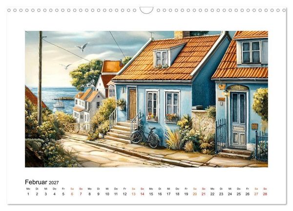 Produktbild: D&auml;nemark - Wind, Meer und stille Orte (Wandkalender 2027 DIN A3 quer), CALVENDO Monatskalender
