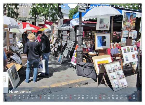 Produktbild: Paris (Wandkalender 2026 DIN A4 quer), CALVENDO Monatskalender