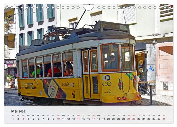 Produktbild: LISSABON und die Atlantikk&uuml;ste (Wandkalender 2026 DIN A4 quer), CALVENDO Monatskalender