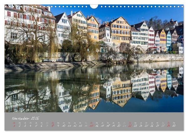Produktbild: Zw&ouml;lf Monate in T&uuml;bingen (Wandkalender 2026 DIN A3 quer), CALVENDO Monatskalender