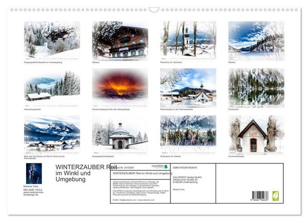 Produktbild: WINTERZAUBER Reit im Winkl und Umgebung (Wandkalender 2026 DIN A2 quer), CALVENDO Monatskalender
