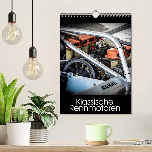 Produktbild: Klassische Rennmotoren (Wandkalender 2026 DIN A4 hoch), CALVENDO Monatskalender