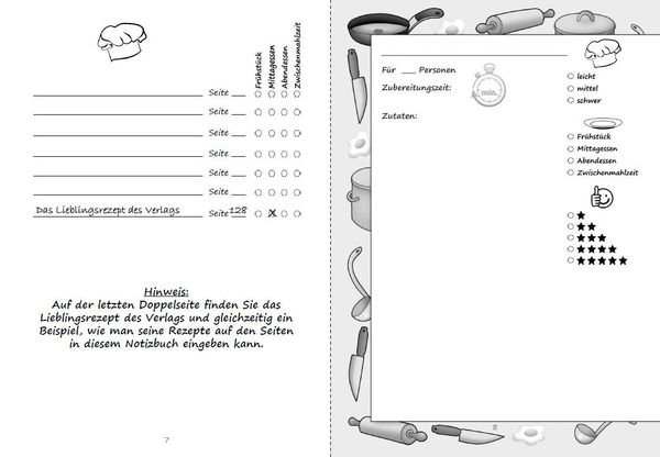 Produktbild: Kochbuch mit Lieblingsrezepten - Mama kocht f&uuml;r uns