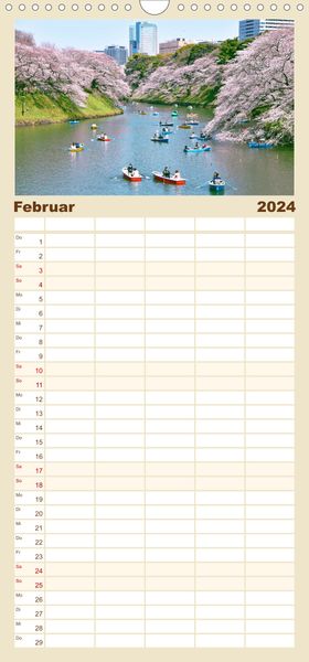 Produktbild: Familienplaner Tokio entdecken (Wandkalender 2023 , 21 cm x 45 cm, hoch)