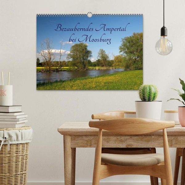 Produktbild: Bezauberndes Ampertal bei Moosburg (Wandkalender 2026 DIN A3 quer), CALVENDO Monatskalender