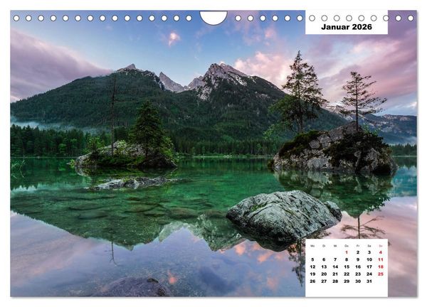 Produktbild: Faszination Ostalpen - von Berchtesgaden bis Slowenien (Wandkalender 2026 DIN A4 quer), CALVENDO Monatskalender