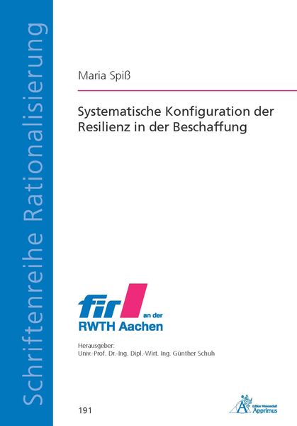 Produktbild: Systematische Konfiguration der Resilienz in der Beschaffung