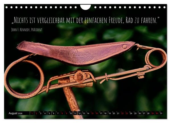 Produktbild: Velo Kunst (Wandkalender 2026 DIN A4 quer), CALVENDO Monatskalender