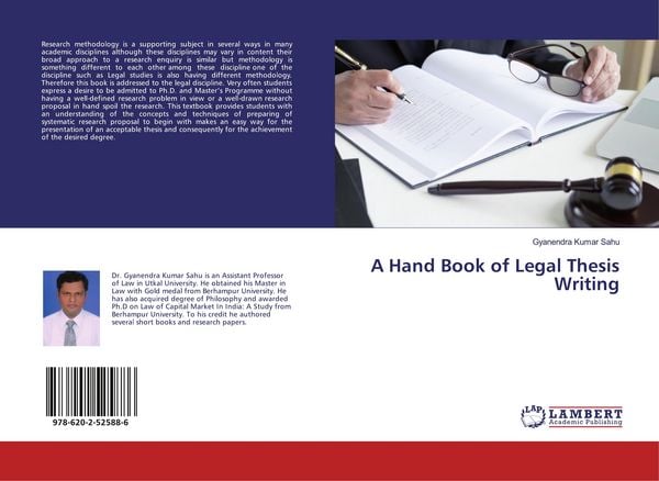 Produktbild: A Hand Book of Legal Thesis Writing