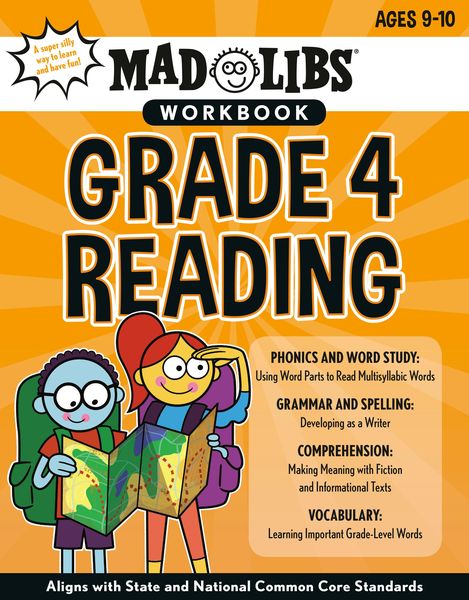 Produktbild: Mad Libs Workbook: Grade 4 Reading