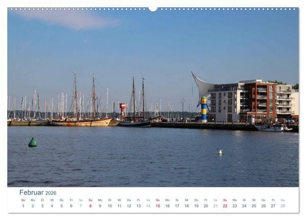 Produktbild: Eckernf&ouml;rde 2026. Impressionen rund um den Hafen (hochwertiger Premium Wandkalender 2026 DIN A2 quer), Kunstdruck in Hochglanz