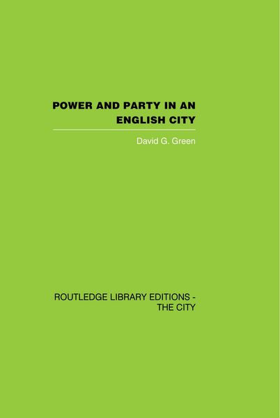 Produktbild: Power and Party in an English City