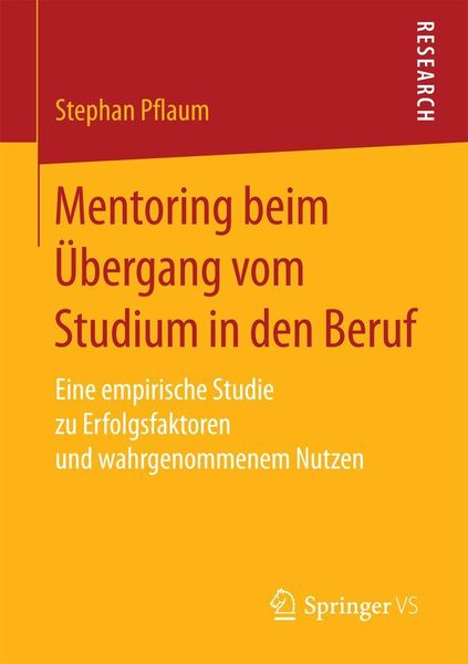 Produktbild: Mentoring beim &Uuml;bergang vom Studium in den Beruf