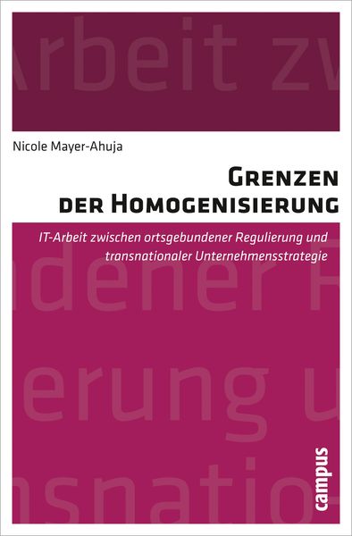 Produktbild: Grenzen der Homogenisierung