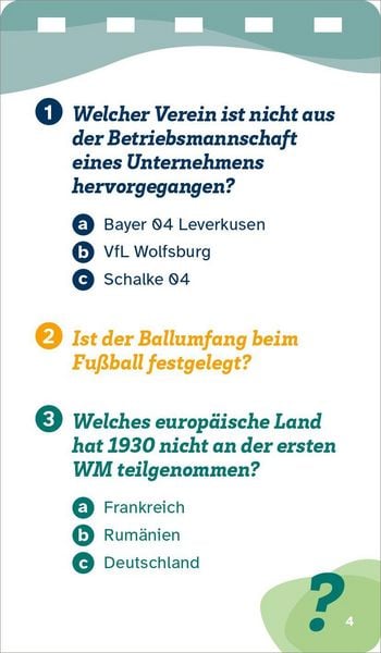 Produktbild: WAS IST WAS Quiz Fu&szlig;ball