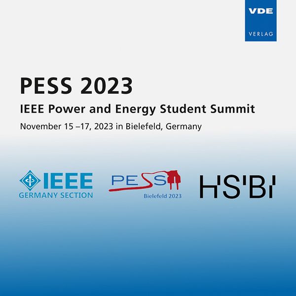 Produktbild: PESS 2023 &ndash; IEEE Power and Energy Student Summit,