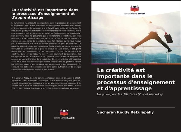 Produktbild: La cr&eacute;ativit&eacute; est importante dans le processus d'enseignement et d'apprentissage