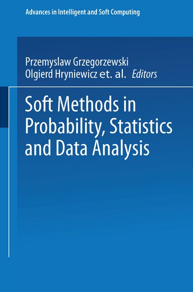 Produktbild: Soft Methods in Probability, Statistics and Data Analysis