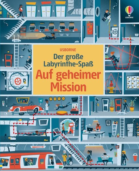 Der große Labyrinthe-Spaß: Auf geheimer Mission, Taschenbuch von Sam Smith, Usborne, 9781035700219