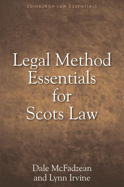 Produktbild: Legal Method Essentials for Scots Law