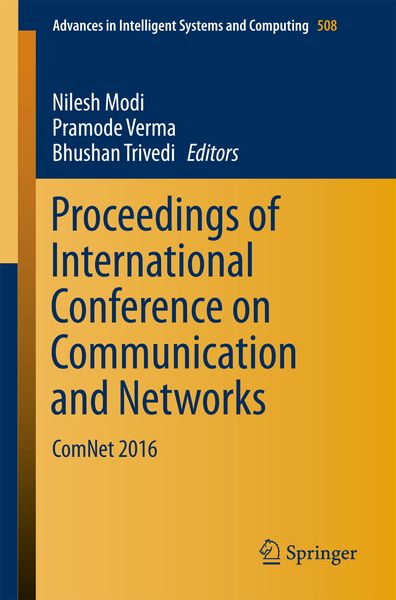 Produktbild: Proceedings of International Conference on Communication and Networks