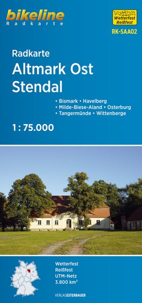 Produktbild: Radkarte Altmark Ost Stendal (RK-SAA02)