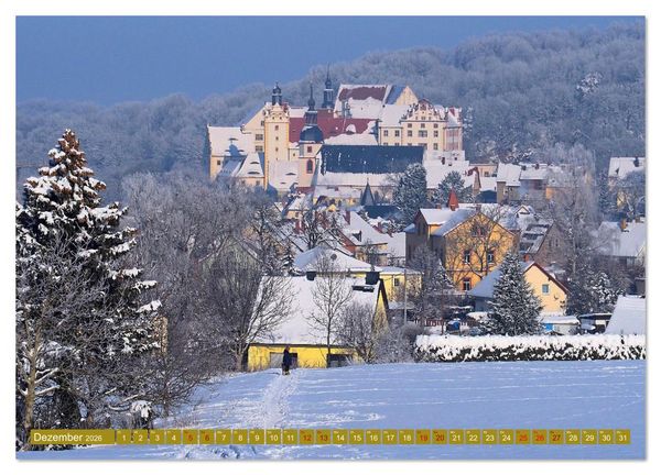 Produktbild: Schl&ouml;sser und Burgen zwischen Werra und Elbe (Wandkalender 2026 DIN A3 quer), CALVENDO Monatskalender