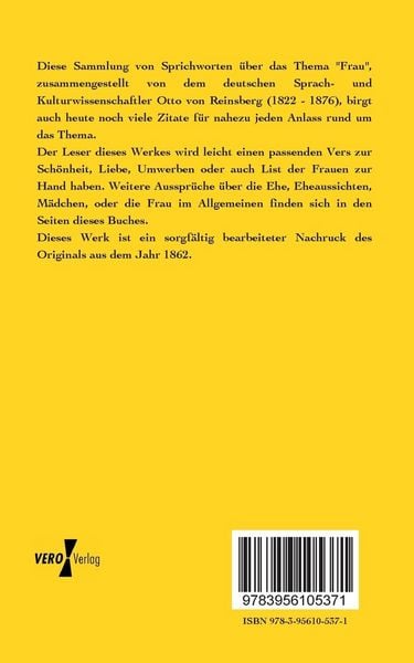 Produktbild: Die Frau im Sprichwort