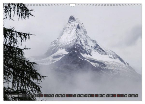 Produktbild: Bergwelt Zermatt (Wandkalender 2026 DIN A3 quer), CALVENDO Monatskalender