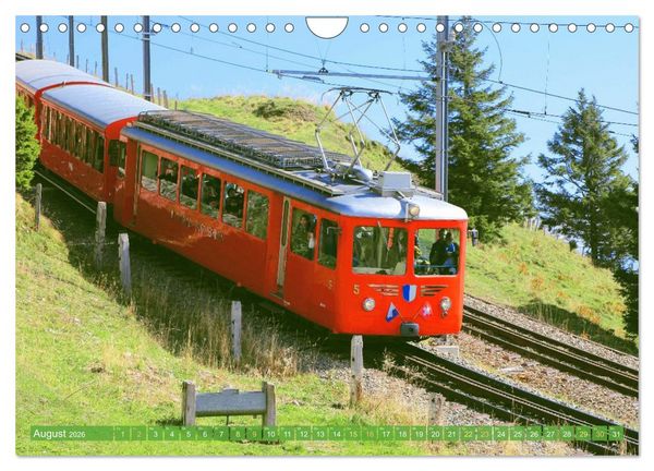 Produktbild: Im Zug durch Schweizer Berge (Wandkalender 2026 DIN A4 quer), CALVENDO Monatskalender