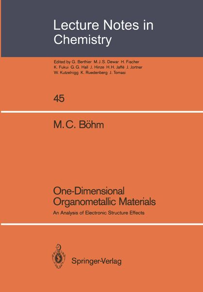 Produktbild: One-Dimensional Organometallic Materials