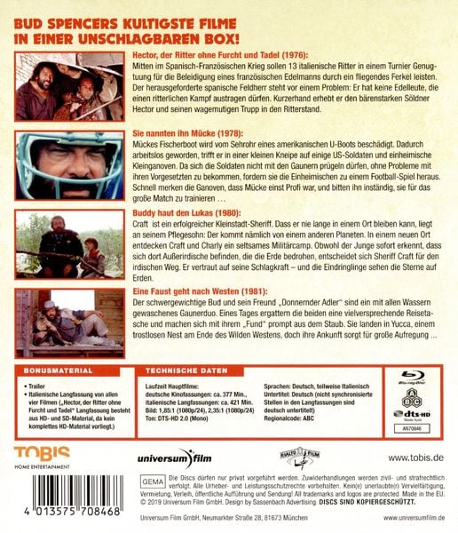 Produktbild: Die grosse Bud Spencer-Box [4 BRs]