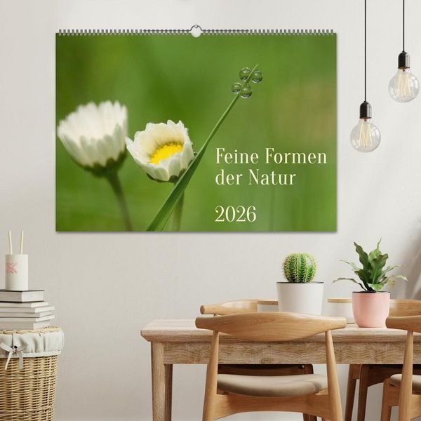 Produktbild: Feine Formen der Natur (Wandkalender 2026 DIN A2 quer), CALVENDO Monatskalender