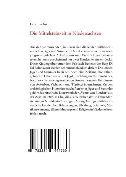 Produktbild: Die Mittelsteinzeit in Niedersachsen