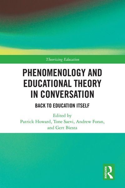 Produktbild: Phenomenology and Educational Theory in Conversation