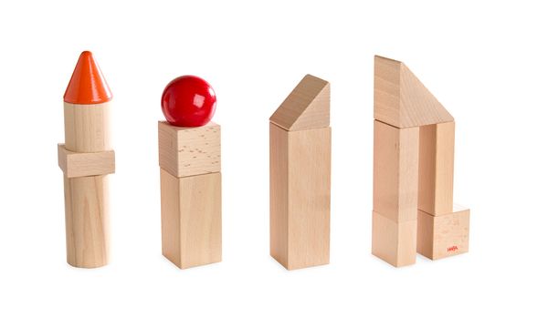 Produktbild: HABA 2013395001 - Meine ersten Bausteine: Starter-Set, Holz, 18-teilig