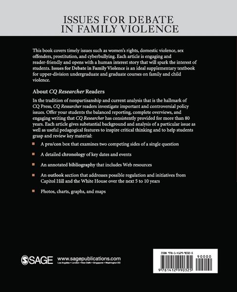 Produktbild: Issues for Debate in Family Violence