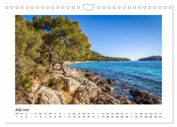 Produktbild: Longing for Mallorca (Wall Calendar 2026 DIN A4 landscape), CALVENDO 12 Month Wall Calendar