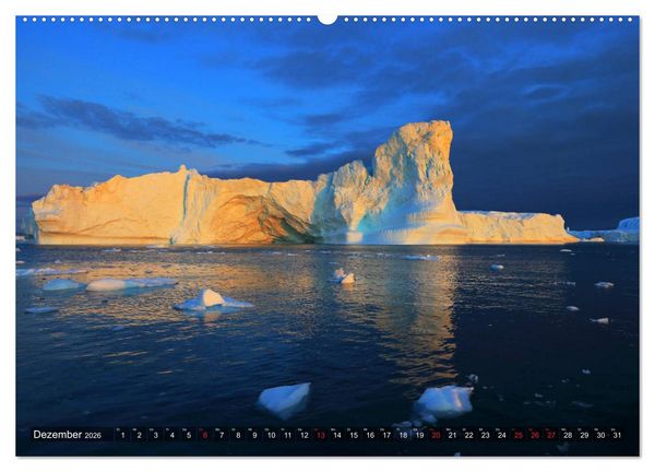 Produktbild: Gr&ouml;nland - Ilulissat und die Diskobucht (Wandkalender 2026 DIN A2 quer), CALVENDO Monatskalender