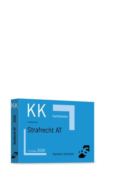 Produktbild: Karteikarten Strafrecht Allgemeiner Teil