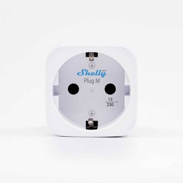 Produktbild: Shelly Plug M Gen3 Zwischensteckdose Bluetooth Low Energy, Wi-Fi