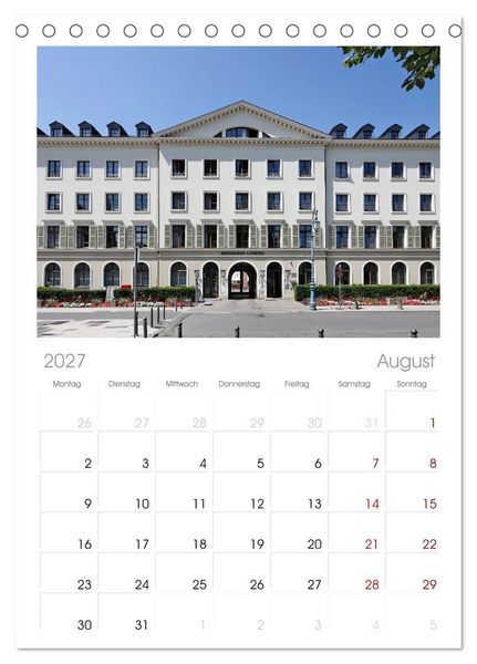 Produktbild: Tischplaner 2027 - Wiesbaden Blickwinkel anders (A5 Tischkalender zum Aufstellen) CALVENDO